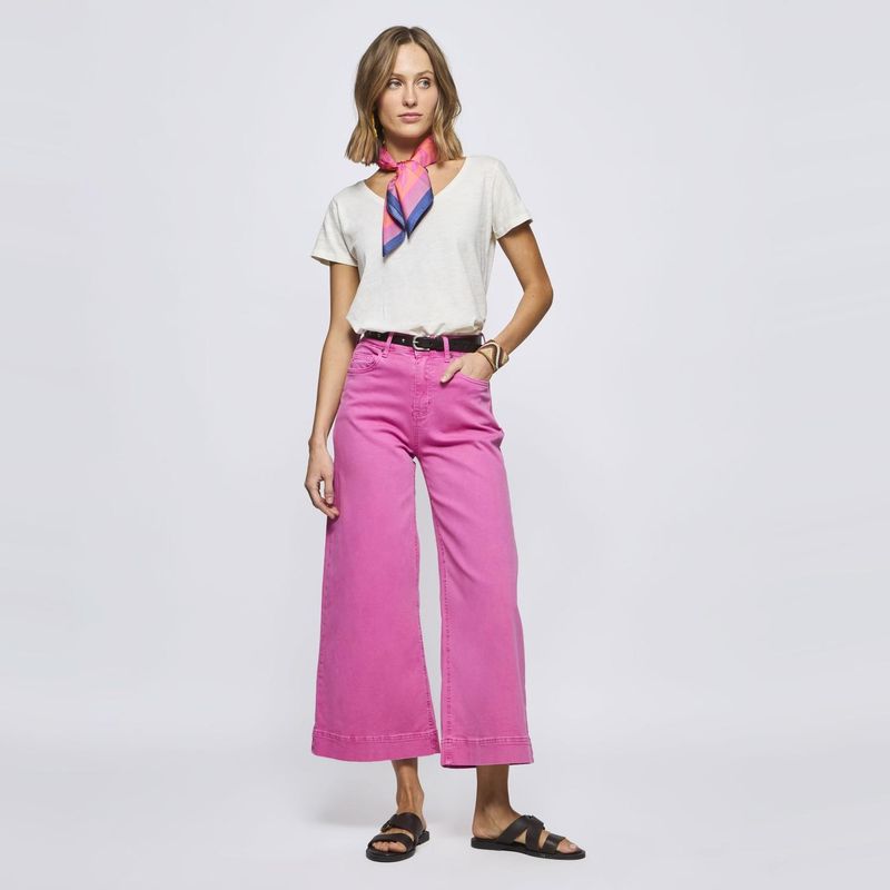 SAVILLE ROW - Pantalón Regular Tiro Alto Mujer Saville Row