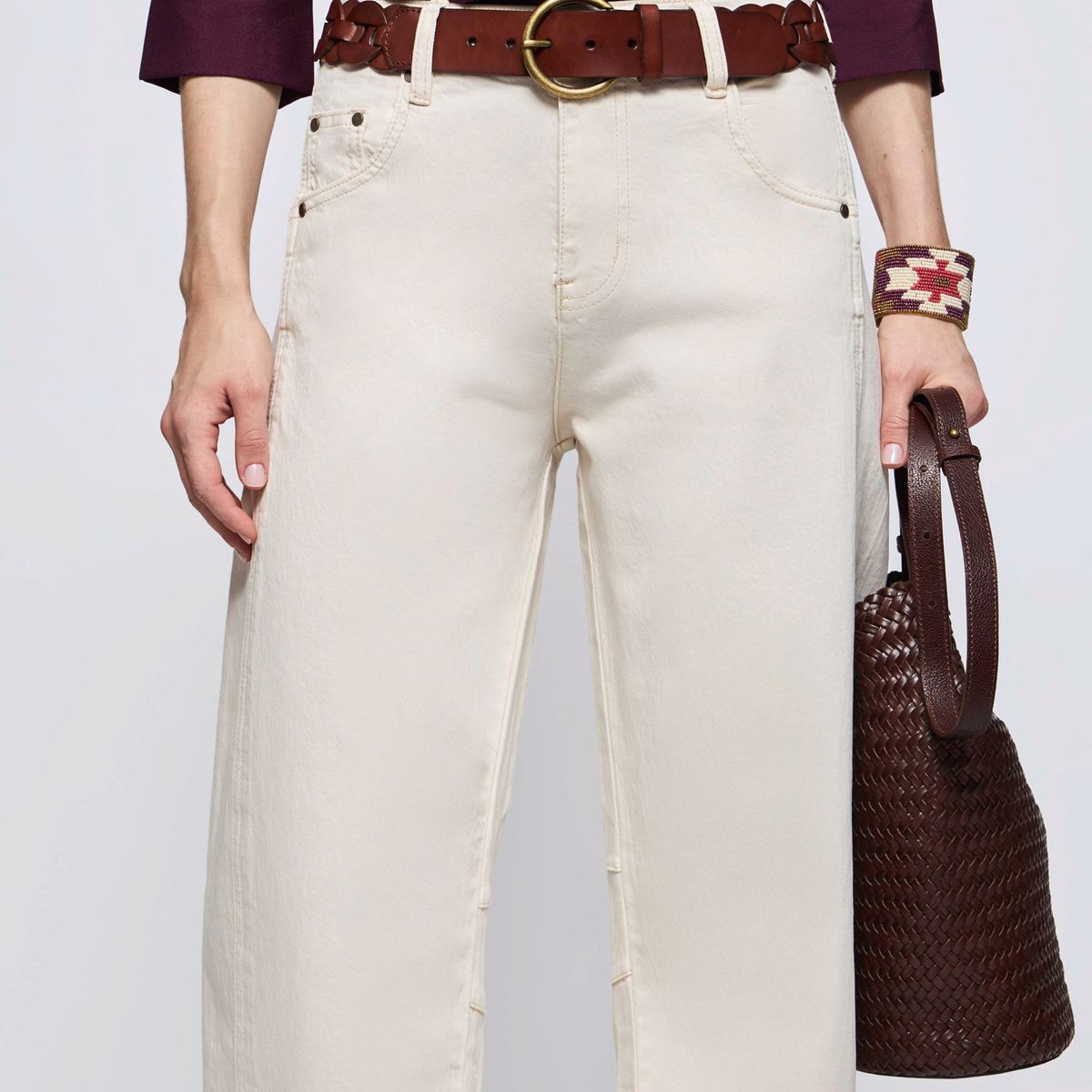 SAVILLE ROW - Jeans Regular Fit Tiro Medio Mujer Saville Row