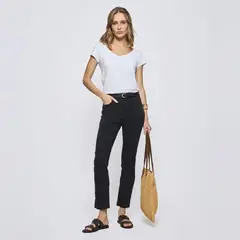 SAVILLE ROW - Jeans Regular Tiro Medio Mujer