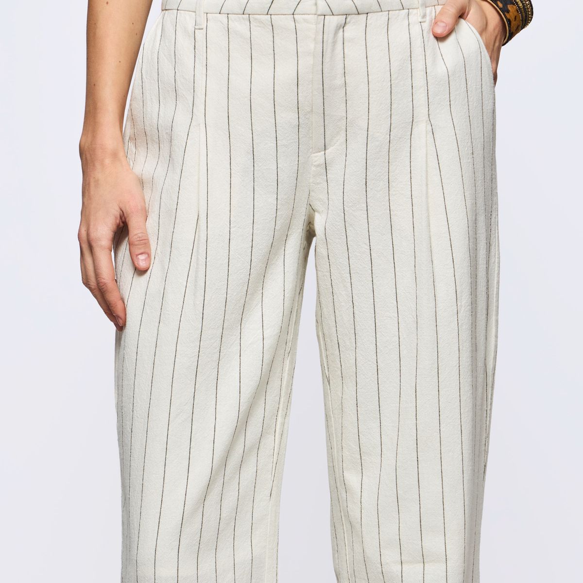 SAVILLE ROW - Pantalón Regular Tiro Medio Mujer Saville Row