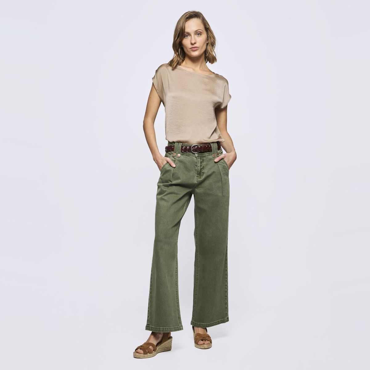 SAVILLE ROW - Jeans Regular Fit Tiro Medio Mujer Saville Row