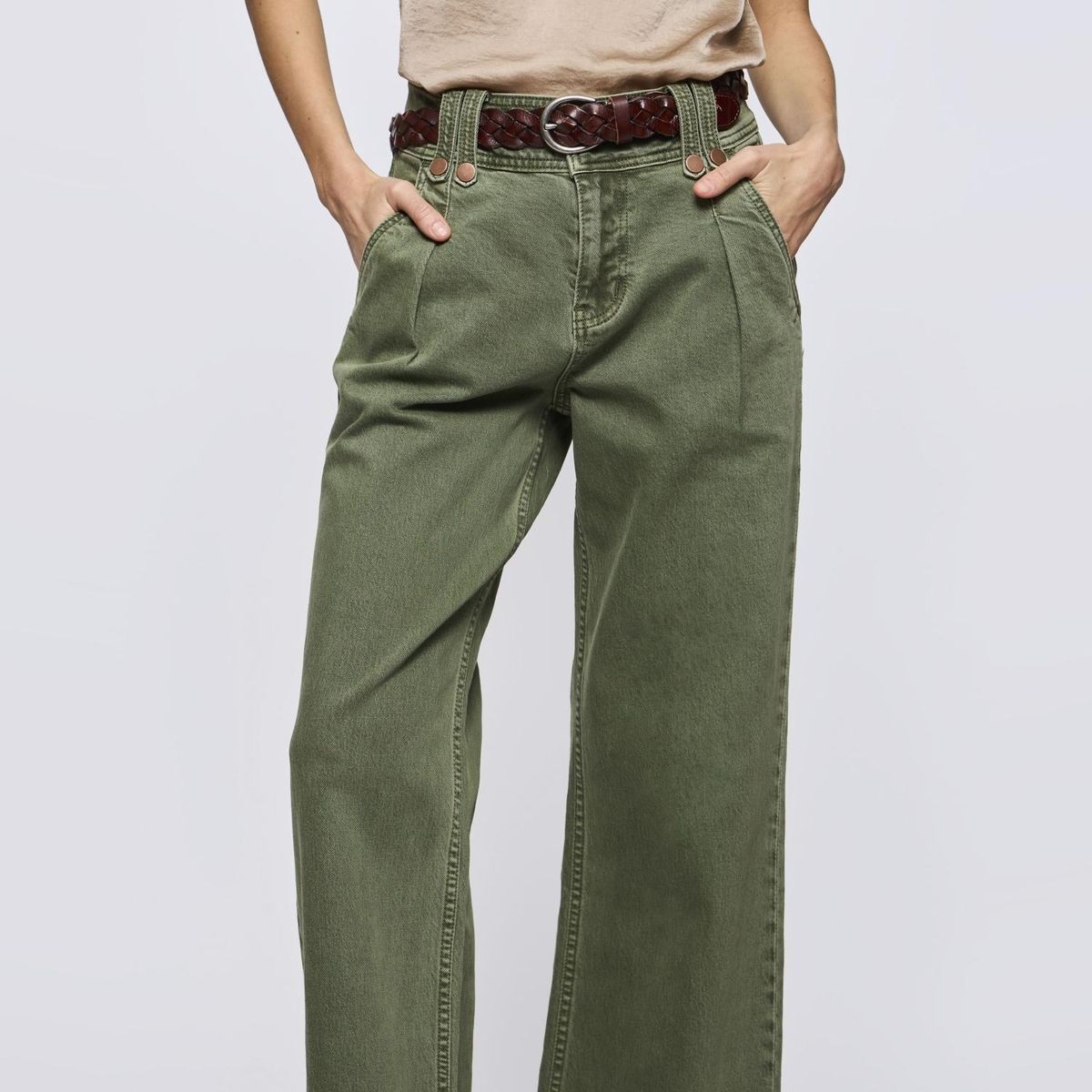 SAVILLE ROW - Jeans Regular Fit Tiro Medio Mujer Saville Row