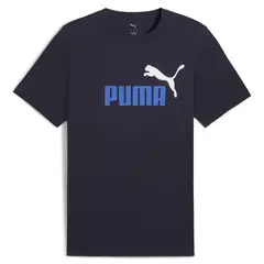 PUMA - Camiseta Manga Corta Ess 2 Color 1 Logo Tee Hombre