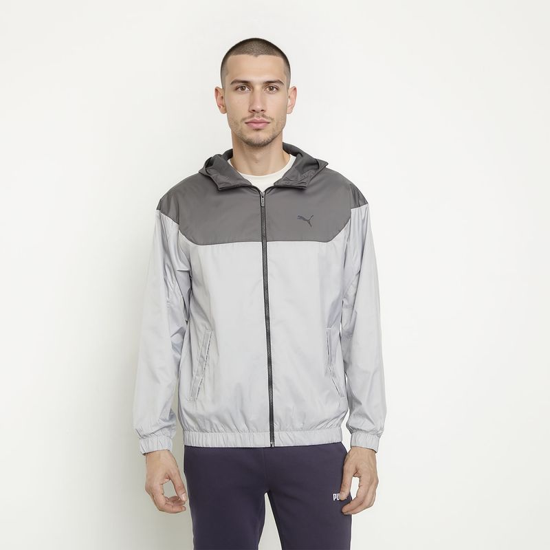 PUMA - Cortaviento Deportivo Manga Larga Hombre Puma
