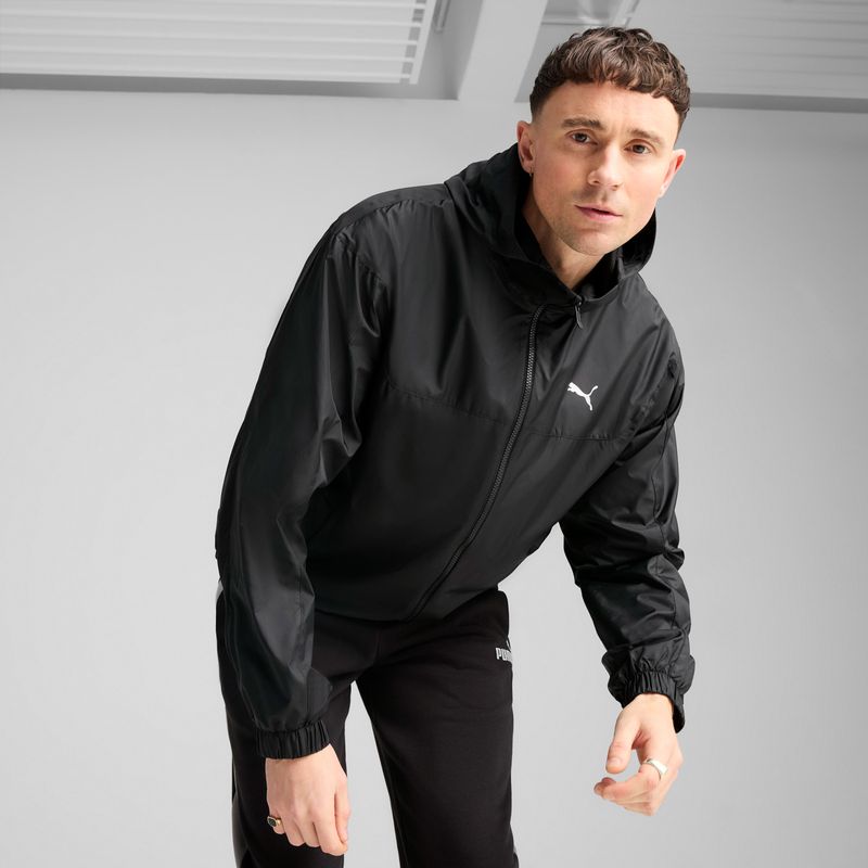 PUMA - Cortaviento Deportivo Manga Larga Hombre Puma