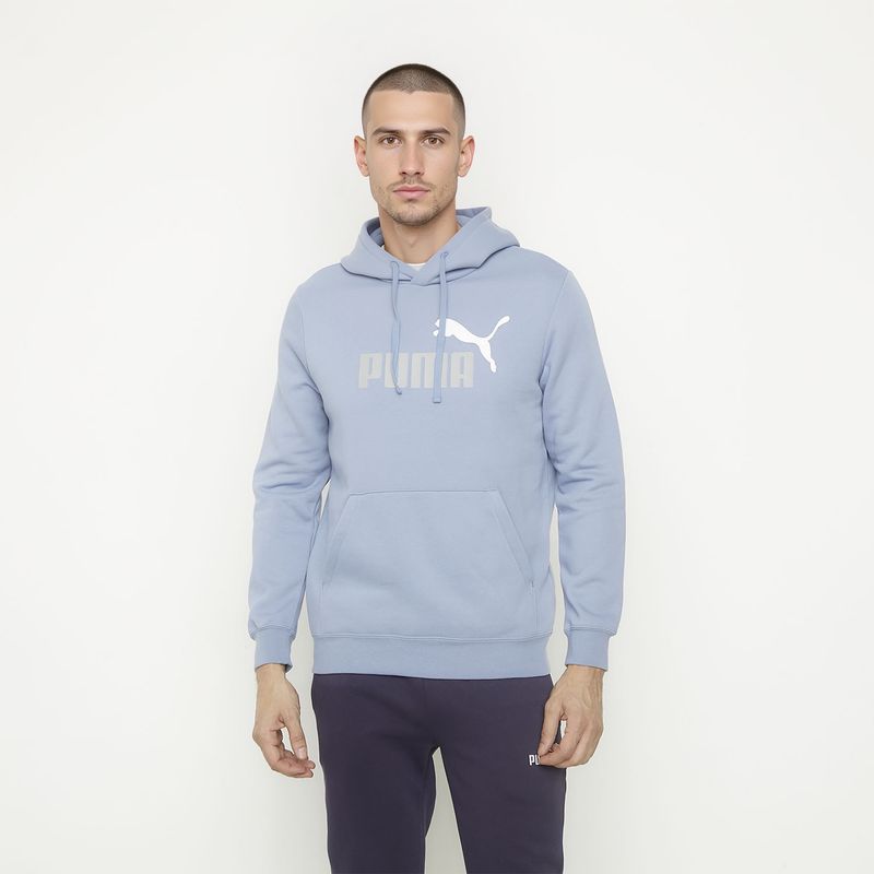 PUMA - Polerón Deportivo Ess 2 Color Hoodie Fl Hombre Puma