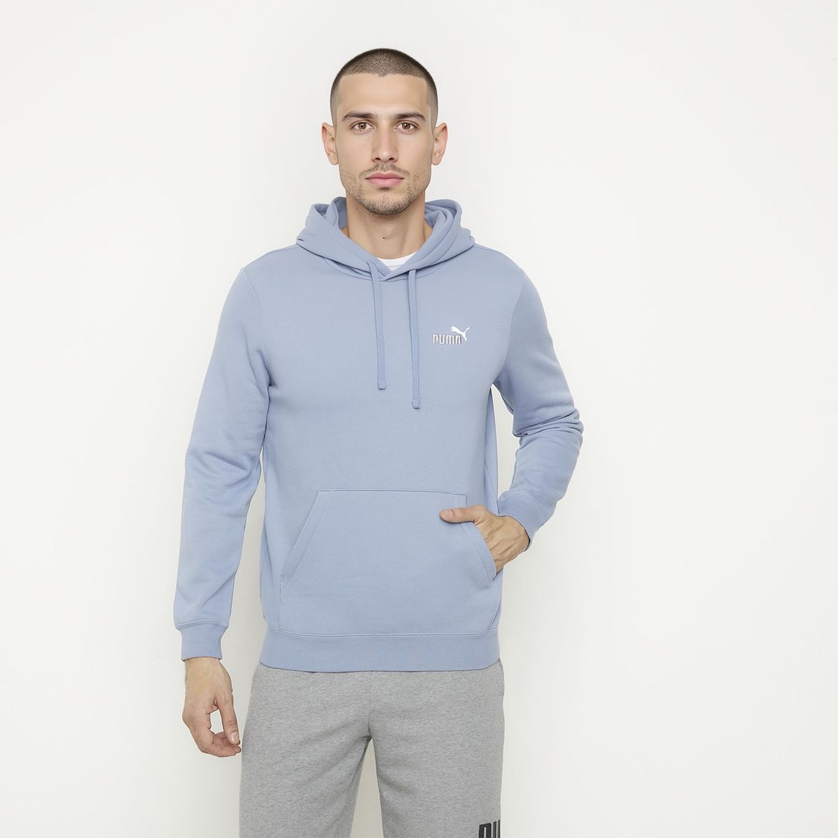 PUMA - Polerón Deportivo Ess 2 Color Logo Hoodie Fl Hombre Puma