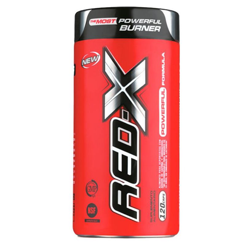 RED X NUTRITION - Quemador Red X 120 Capsulas