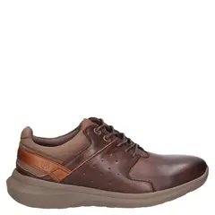 PLUMA - Zapatilla Urbana Hombre Cuero Café