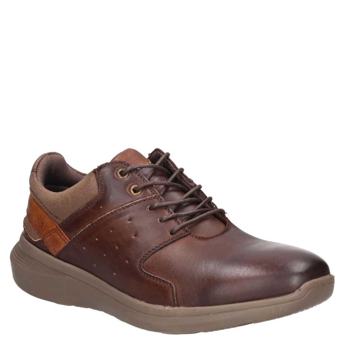PLUMA - Zapatilla Urbana Hombre Cuero Café Pluma