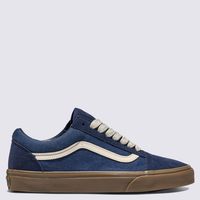 Old Skool Zapatilla Urbana Hombre Cuero Azul