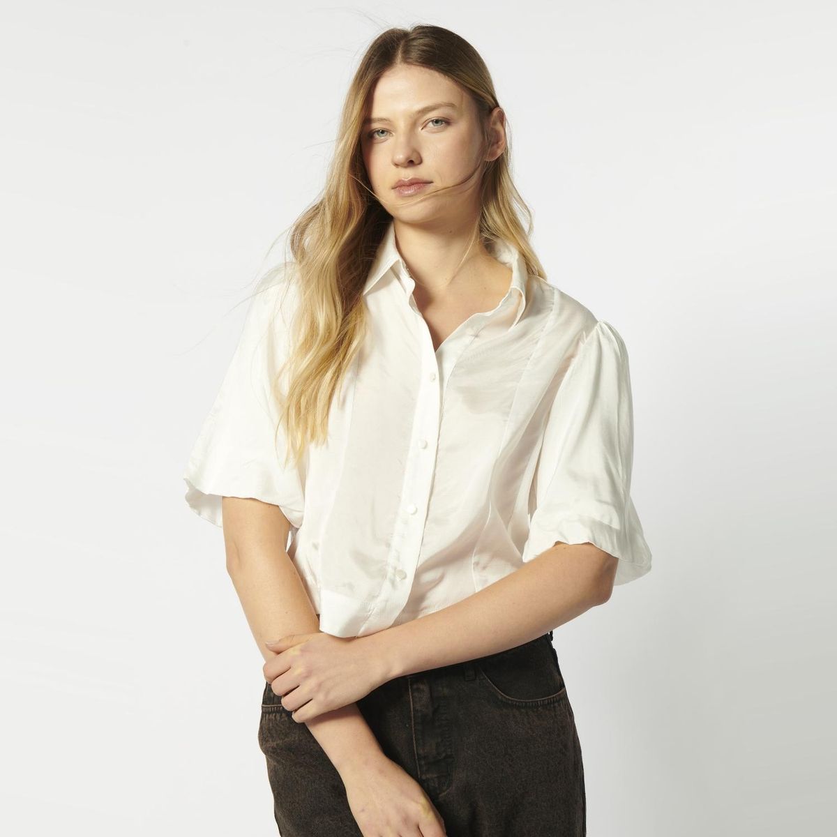 SINGOLARE - Blusa Manga Corta Mujer Singolare