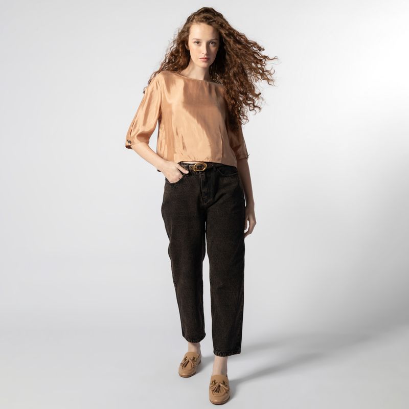 SINGOLARE - Blusa Manga Corta Mujer Singolare