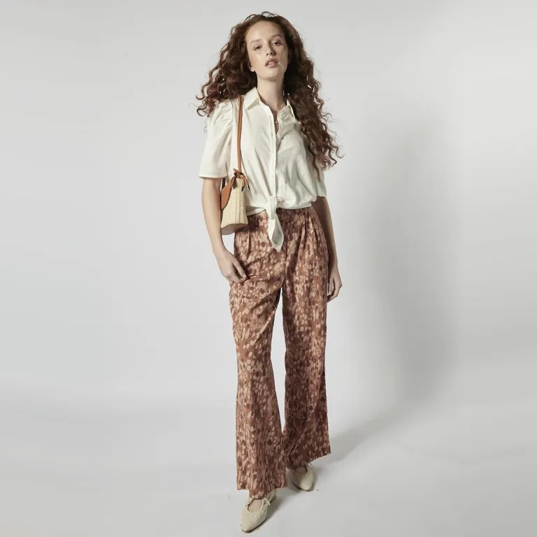 SINGOLARE Blusa Manga Corta Algodón Mujer