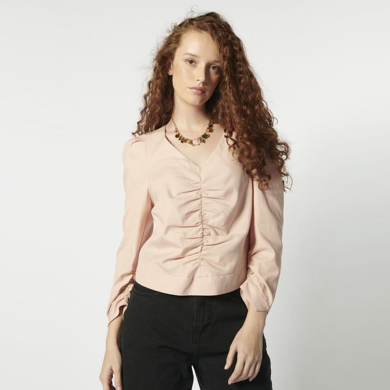 SINGOLARE Blusa Manga Larga Mujer