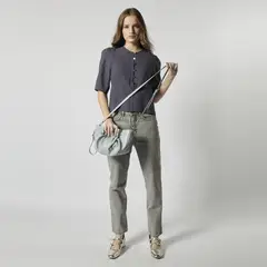 SINGOLARE - Jeans Slim Tiro Alto Mujer