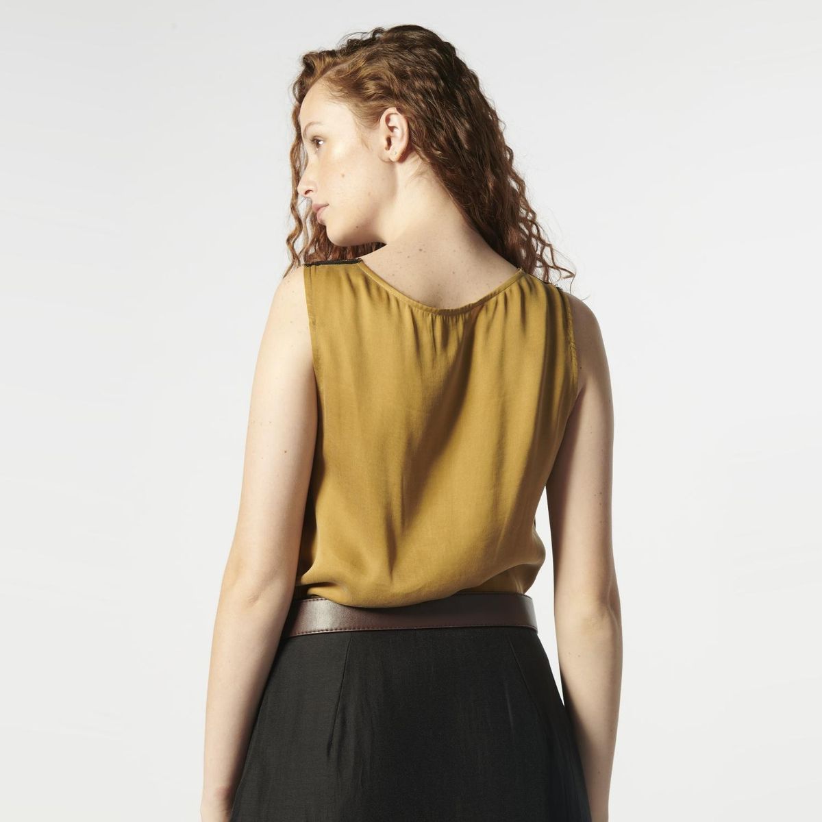 SINGOLARE - Blusa Sin Mangas Mujer Singolare