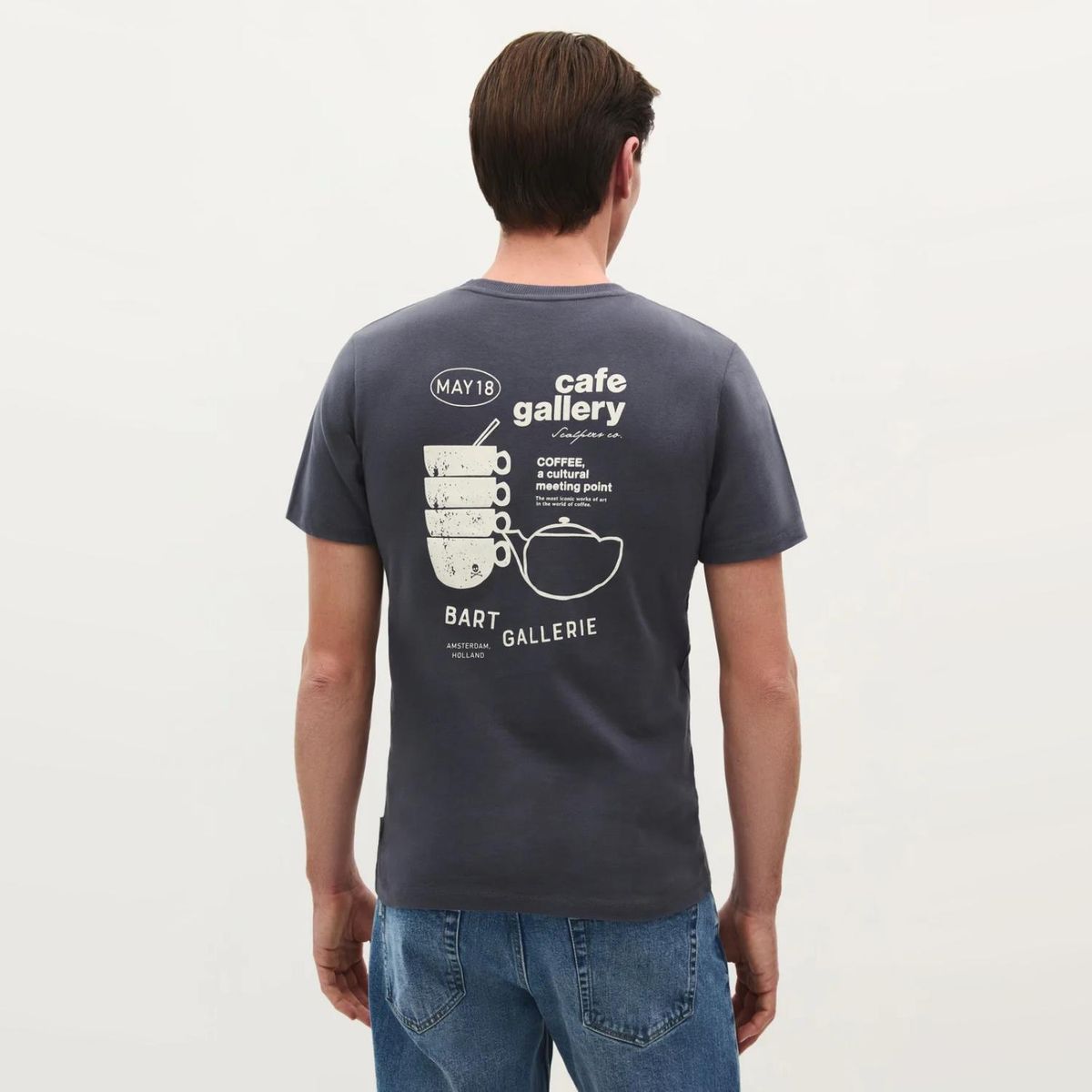 SCALPERS - Camiseta Hombre Algodón Scalpers