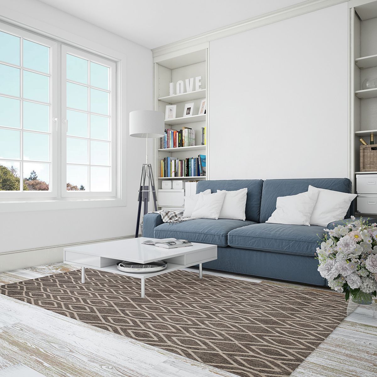 DORAL - Alfombra Sisal Chicago D2 Beige 300X400 Doral