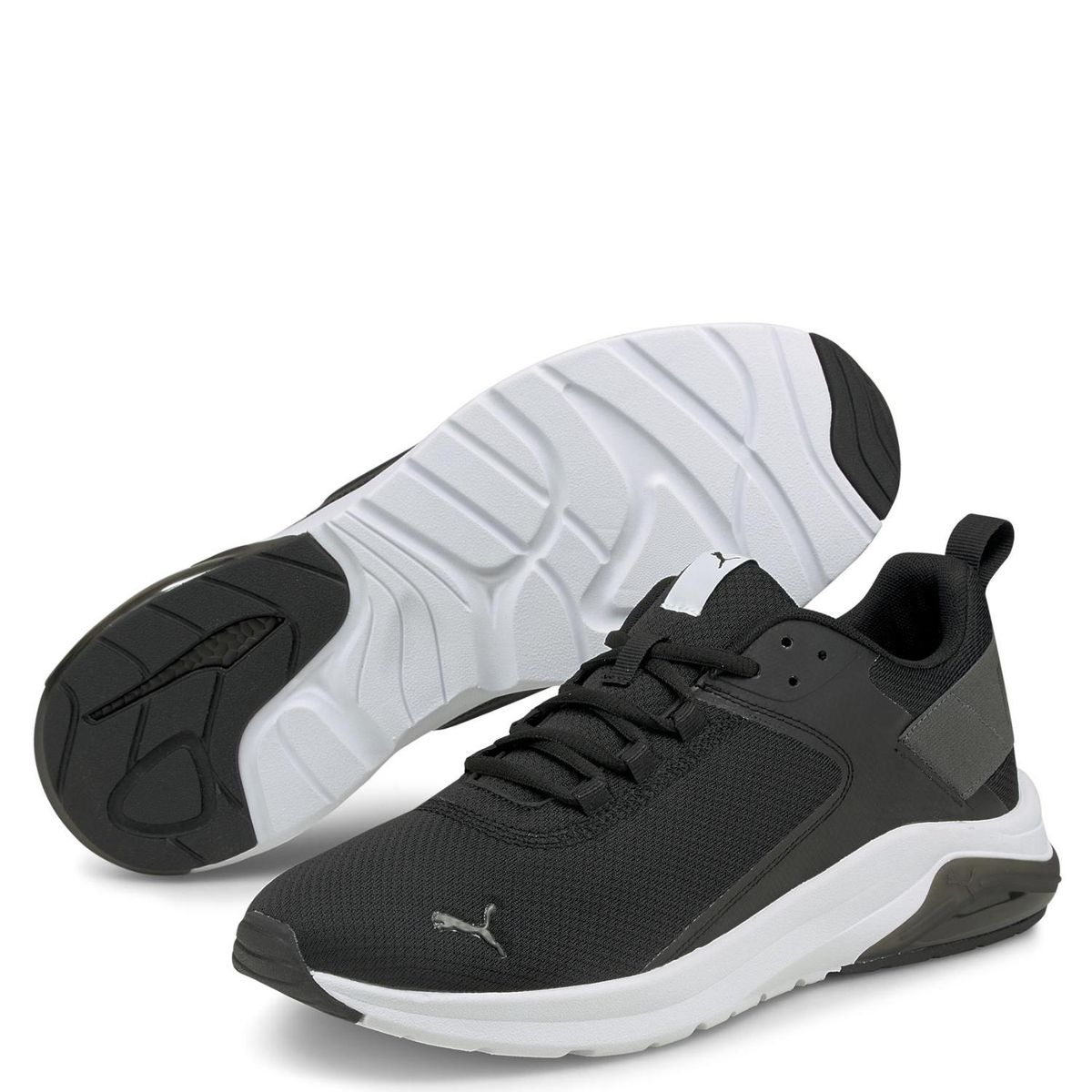 PUMA - Electron E Zapatilla Running Hombre Negro Puma