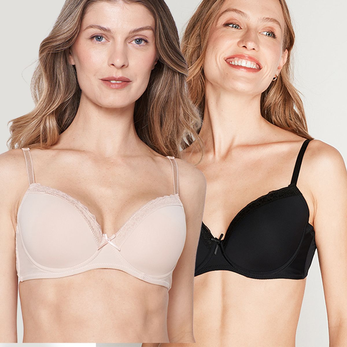 INTIME - Pack de 2 Sostenes Copa B Mujer Intime