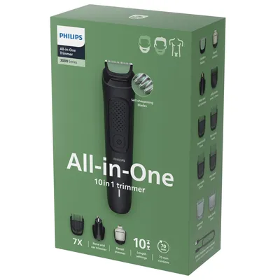 Imagen 2 del producto Afeitadora All-in-One Serie 3000 de 12 Long + Naris&Precisión MG3931