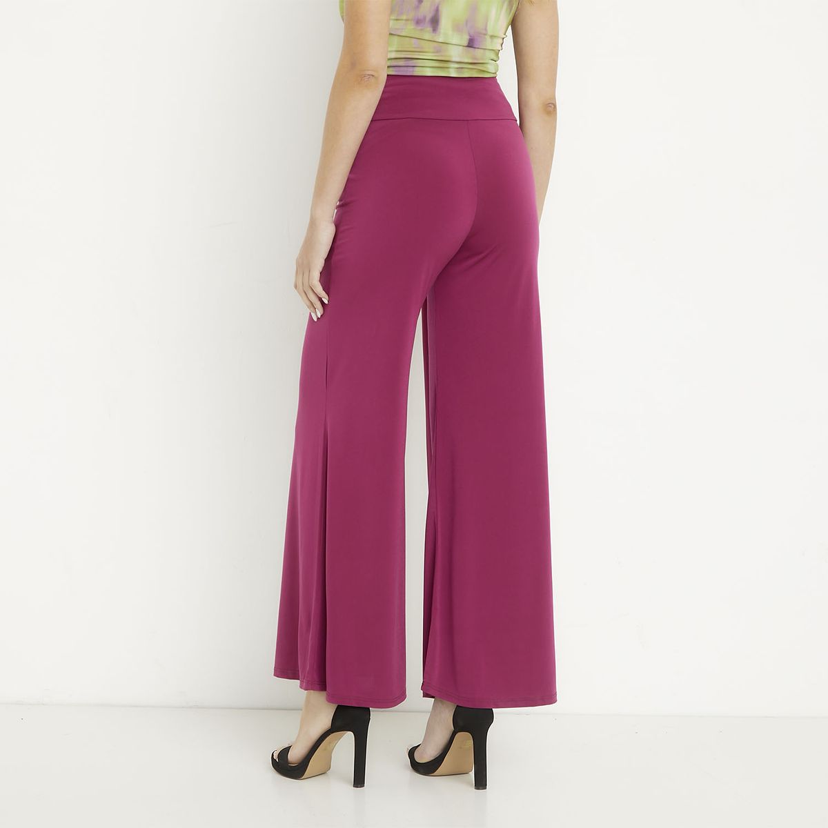 MOSSIMO - Pantalón Palazzo Tiro Súper Alto Mujer Mossimo