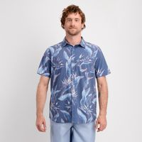 Camisa Manga Corta Algodón Hombre