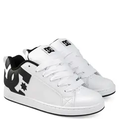 DC SHOES - Courtgraffik 114 Zapatilla Urbana Mujer Cuero Blanco