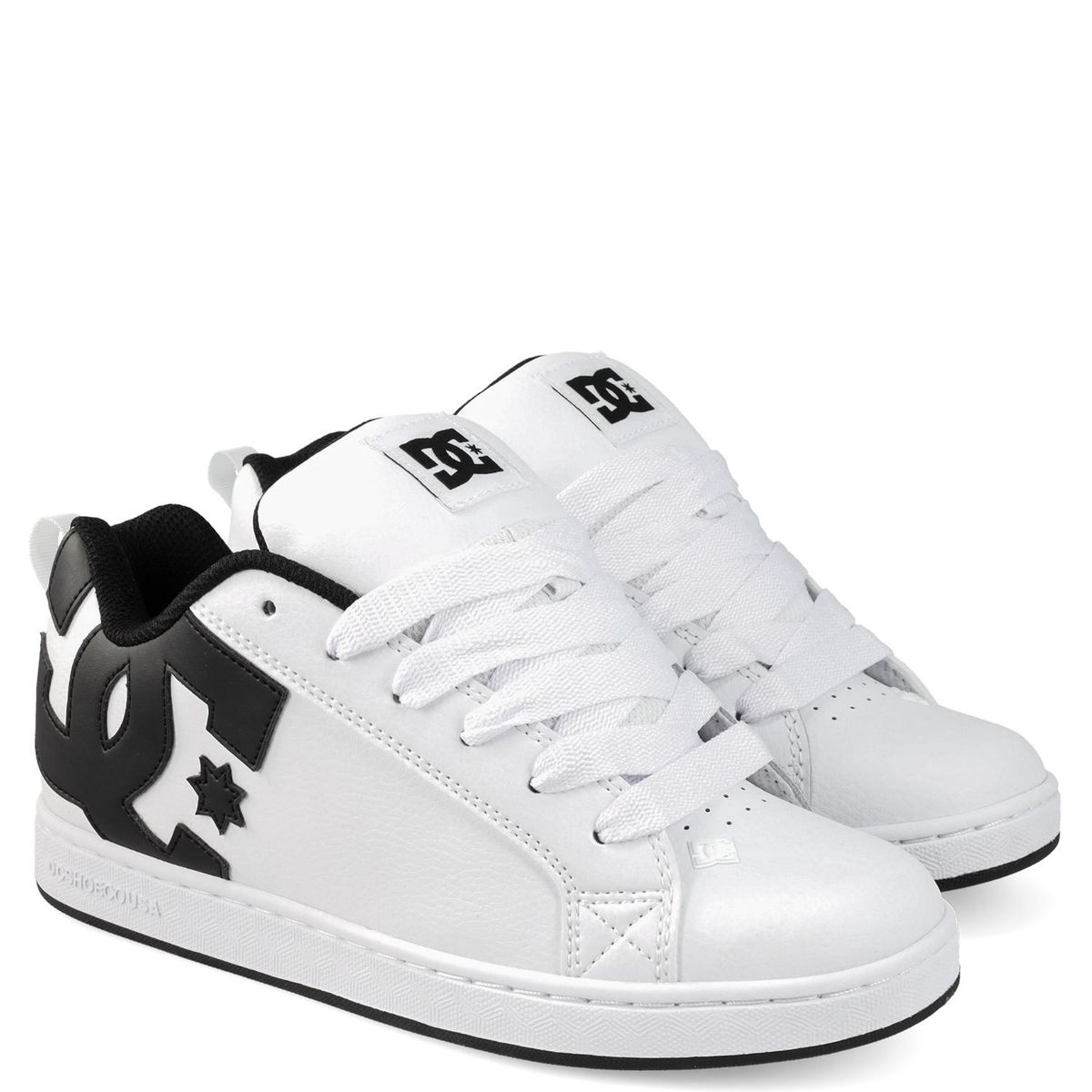 DC SHOES - Courtgraffik 114 Zapatilla Urbana Mujer Cuero Blanco Dc Shoes