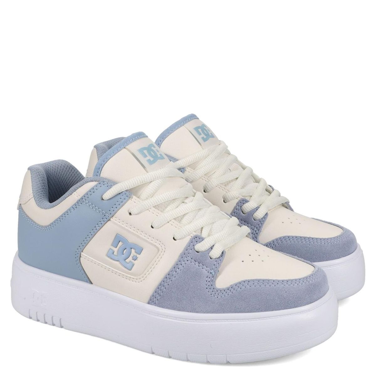 DC SHOES - Manteca Plataforma Zapatilla Urbana Mujer Celeste Dc Shoes