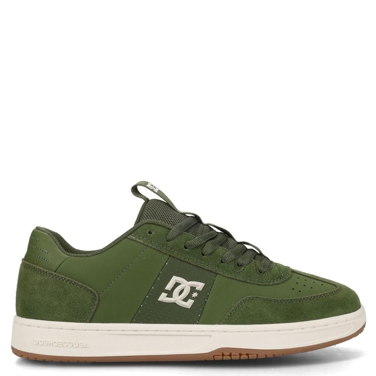 DC SHOES - Astrix Zapatilla Urbana Hombre Cuero Verde DC Shoes