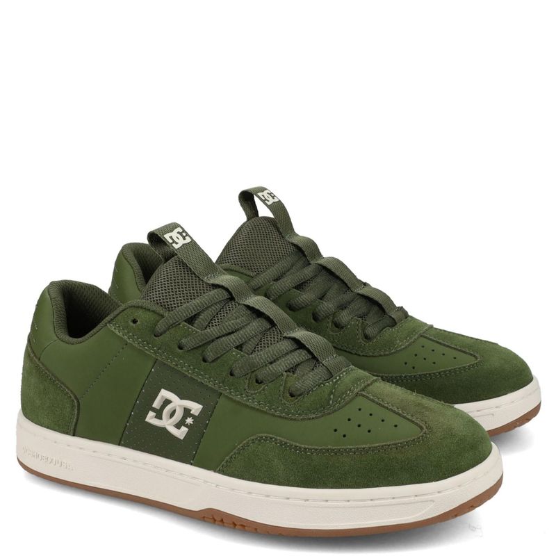 DC SHOES - Astrixs 301 Zapatilla Urbana Hombre Cuero Verde Dc Shoes