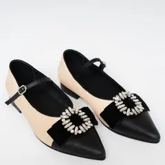 ALBA Y ADELA - Mocasin Mujer Beige