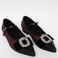 ALBA Y ADELA - Mocasin Mujer Burdeo