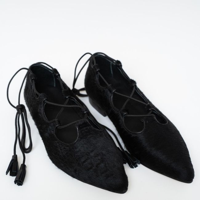 ALBA Y ADELA - Mocasin Mujer Negro Alba Y Adela