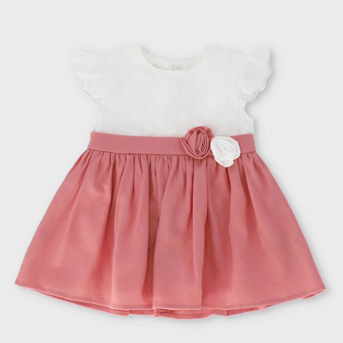 LIMONADA - Vestido Largo Bebé Niña Algodón Limonada