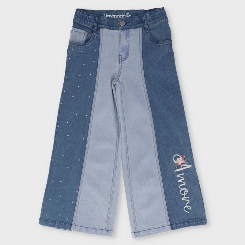 LIMONADA - Jeans Wide Leg Niña Algodón Limonada