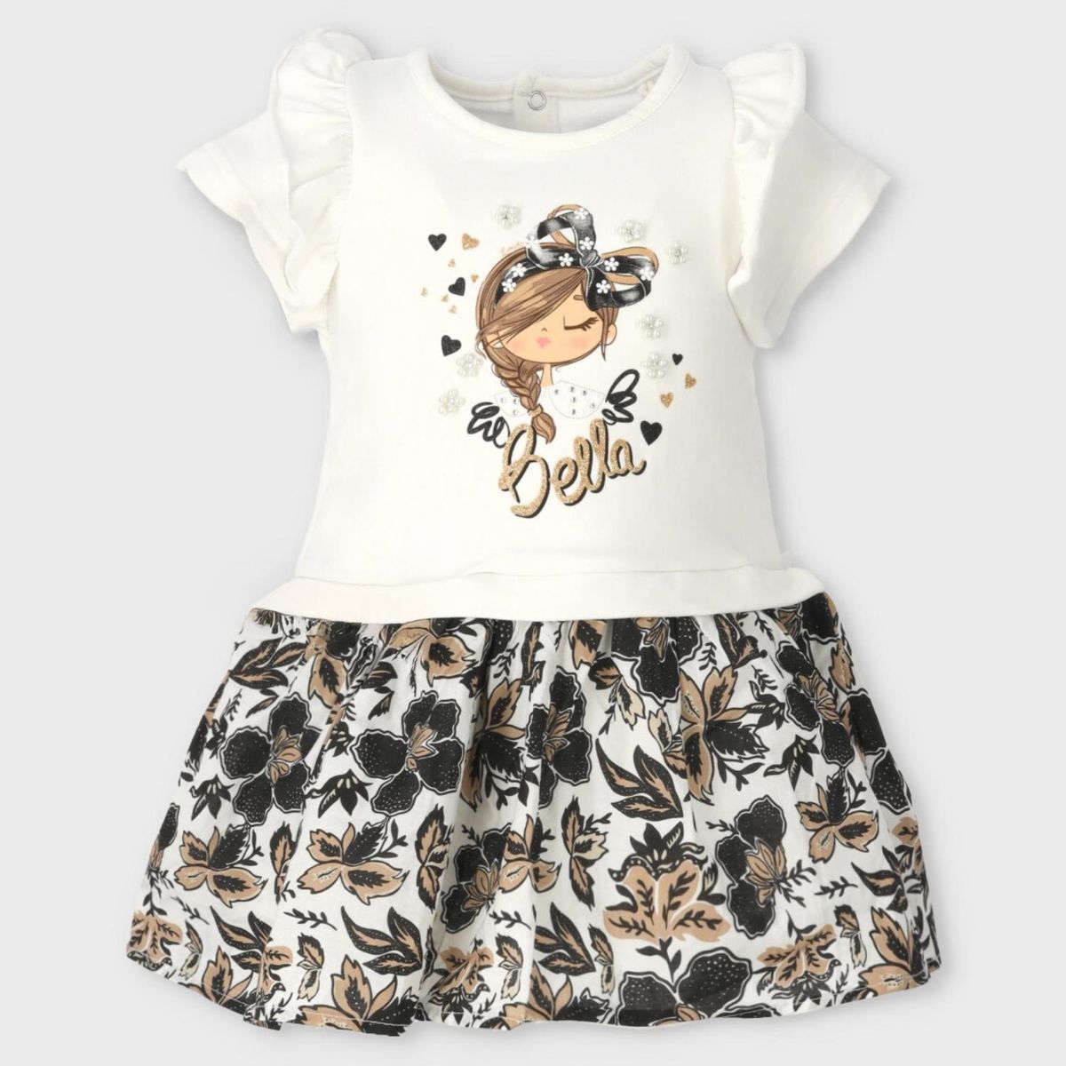 LIMONADA - Vestido Largo Bebé Niña Algodón Limonada