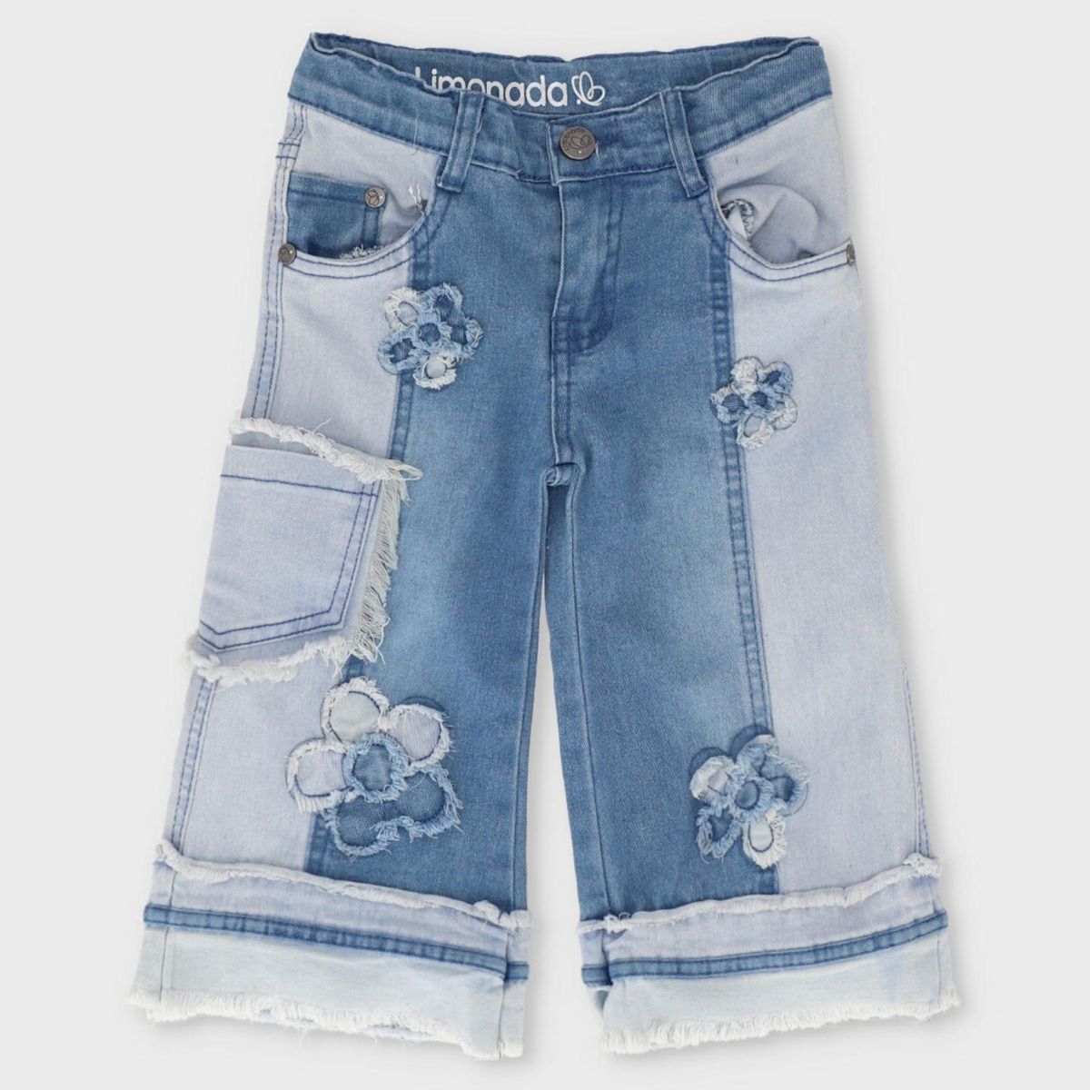 LIMONADA - Jeans Wide Leg Bebé Niña Algodón Limonada