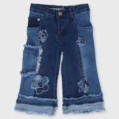 LIMONADA - Jeans Wide Leg Bebé Niña Algodón