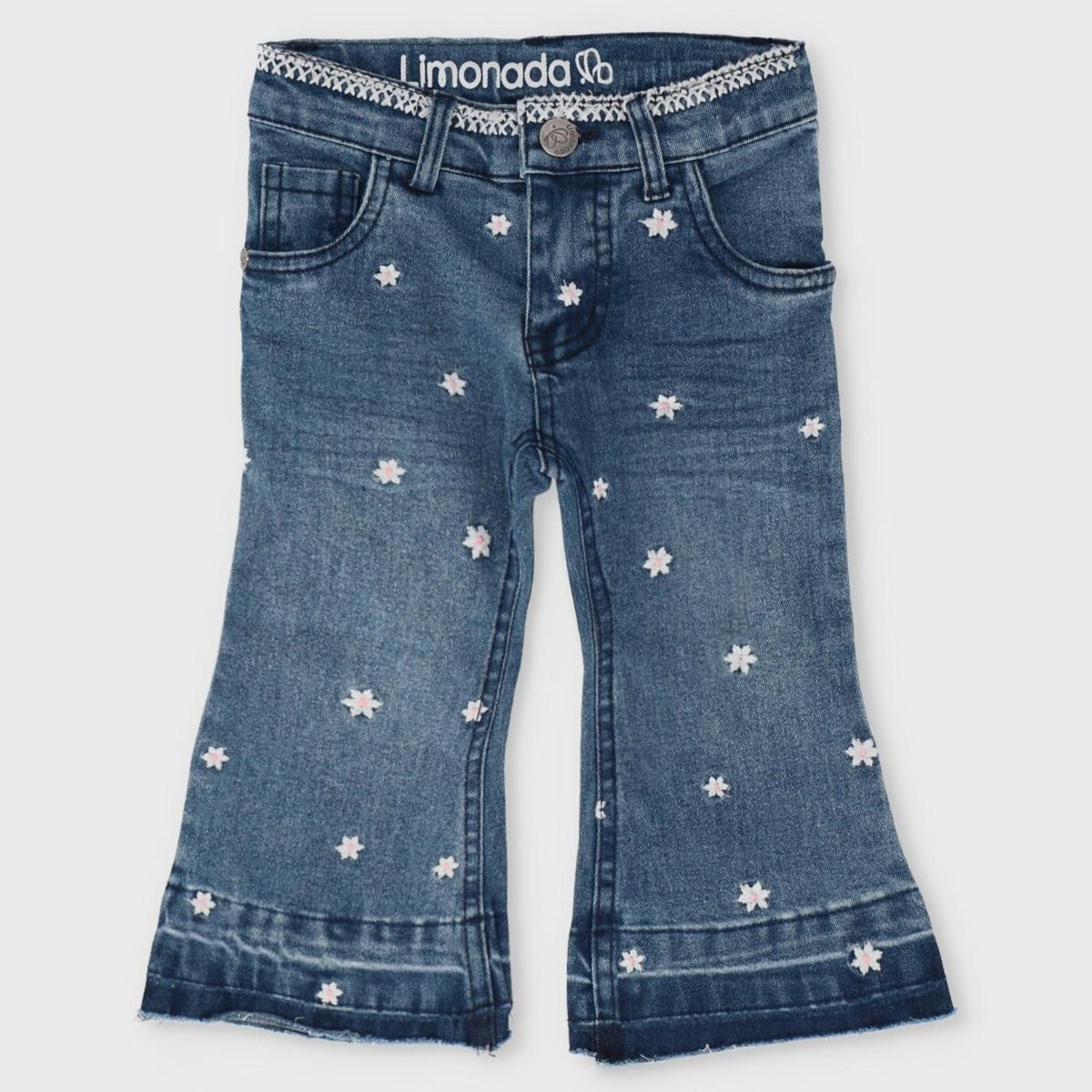 LIMONADA - Jeans Wide Leg Bebé Niña Algodón Limonada