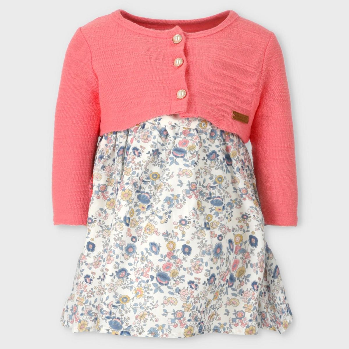 LIMONADA - Vestido Largo Bebé Niña Algodón Limonada