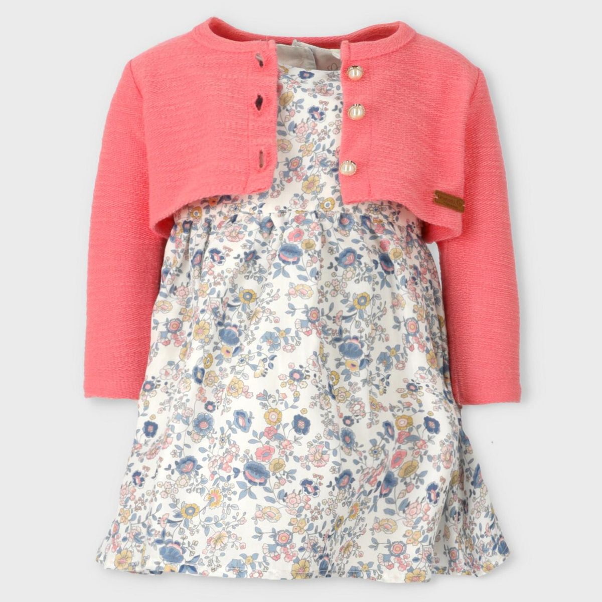 LIMONADA - Vestido Largo Bebé Niña Algodón Limonada