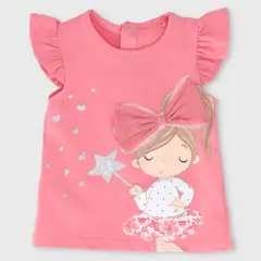 LIMONADA - Polera Manga Corta Bebé Niña Algodón