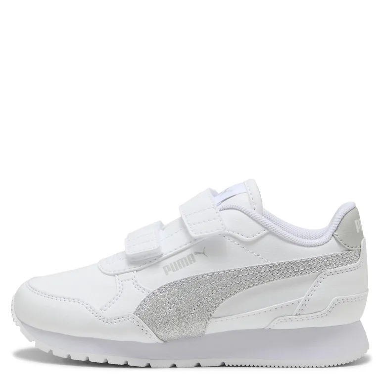 ST Runner V4 SL Glitter V PS Zapatilla Urbana Niña Blanco (28 a 35)