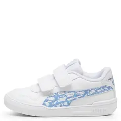 PUMA - Multiflex Sl Icy Monster V Ps Zapatilla Urbana Niña Blanco (28 a 35)