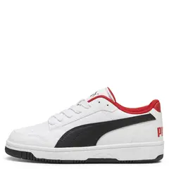 PUMA - Reb-L Jr Zapatilla Urbana Niño Blanco (35.5 a 38)