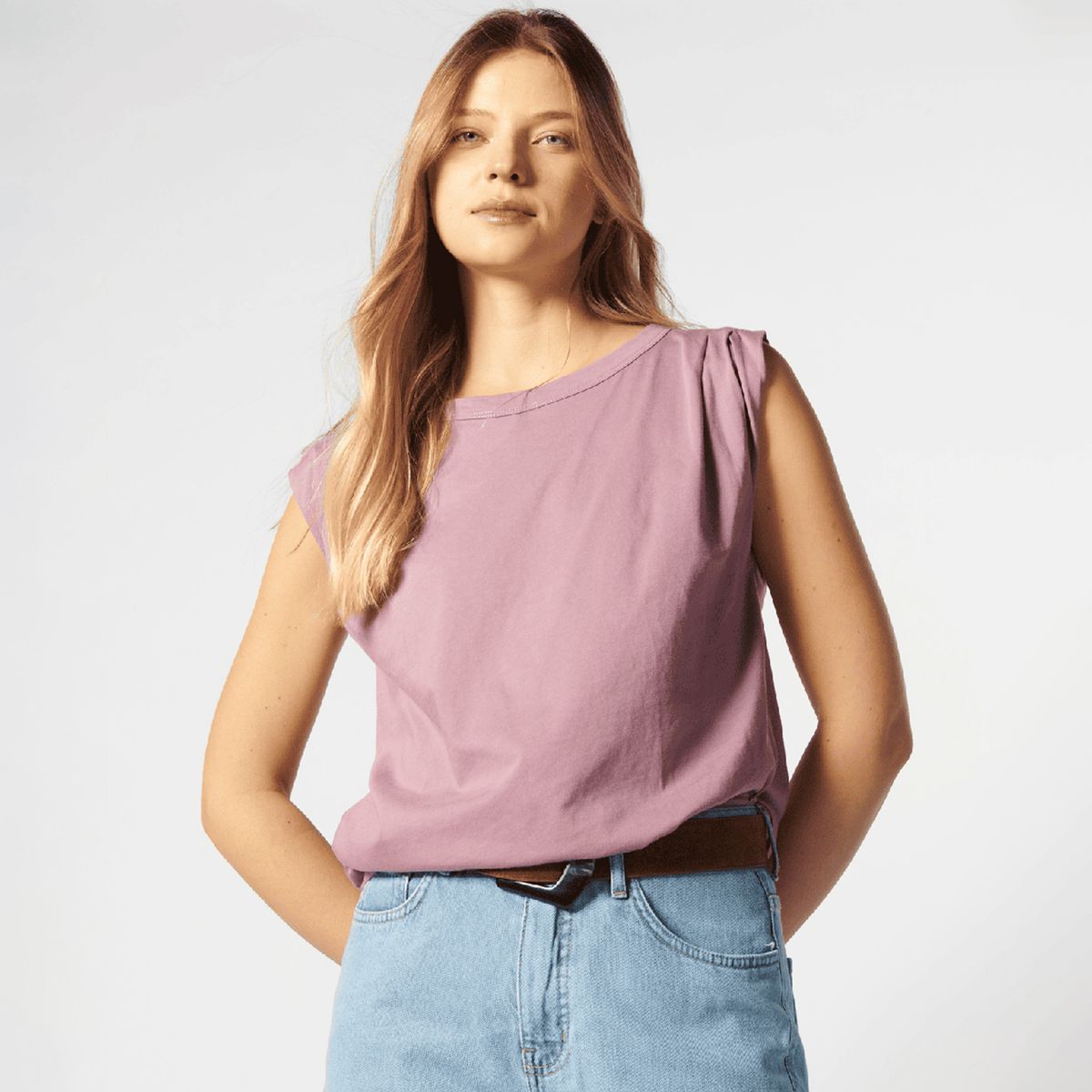 SINGOLARE - Polera Algodón Mujer Singolare