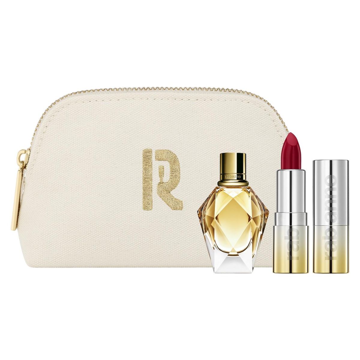 RABANNE - Estuche Rabanne + Million Gold For Her EDP 5 Ml + Labial Rabanne Red Carpet 687